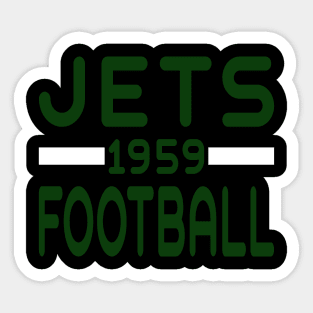 Jets Football 1959 Classic Sticker